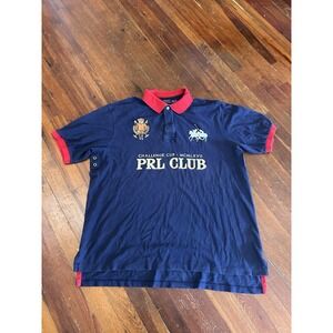 Polo Ralph Lauren Mens Challenge Cup MCMLXVII PRL Club Navy Size 2XLT Crest Pony